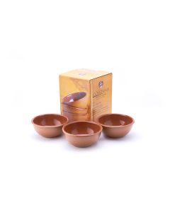Pottery bowl set 3 pieces